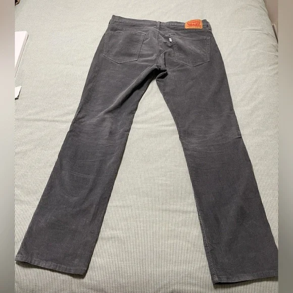 Levi’s Men’s 511 Grey Corduroy W36 L32 - Picture 2 of 4